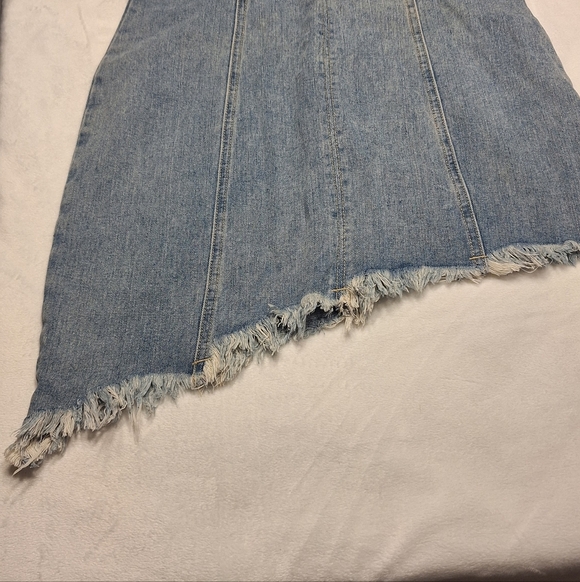 Cider Strapless Denim Dress - Picture 6 of 16